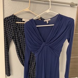 Two Envie de Fraise nursing tops size US 4/6